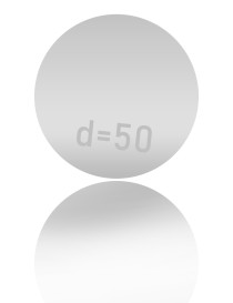 Osłona filtra spawalniczego, szkło, E0, d50, 1 sztuka