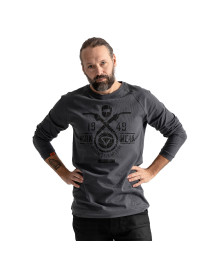 Męska koszulka z długim rękawem Dark Grey 0003 rozm. XL