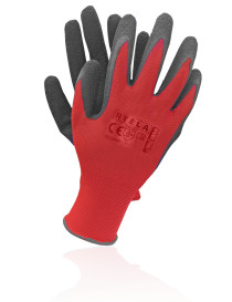 Rejs RTELA rękawice ochronne gumowane, kolor czarno-czerwony, romiar 11
